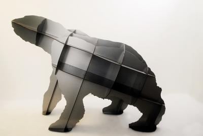 Contemporary Bear Bookshelf IRON JOE