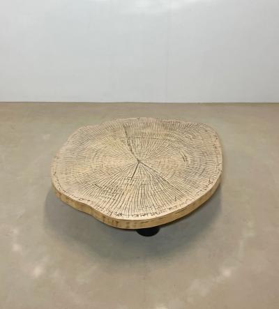 Contemporary Belgian Large Bronze Coffee Table