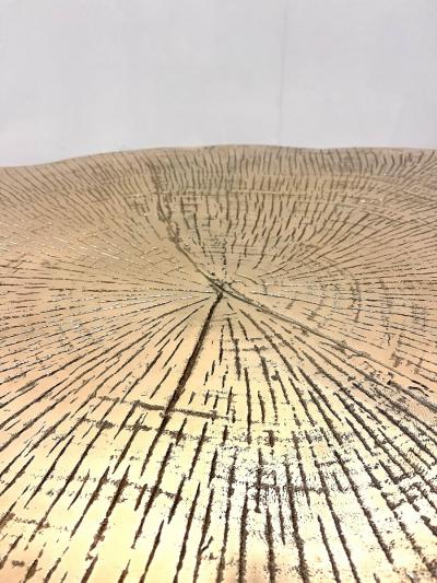 Contemporary Belgian Large Bronze Coffee Table