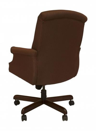 Contemporary Burgundy Upholstered Office Swivel Chairs