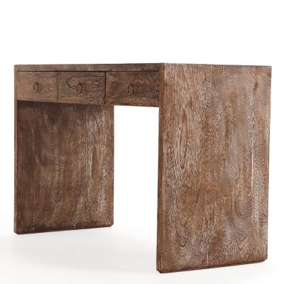 Contemporary Cerused Oak Console or Desk