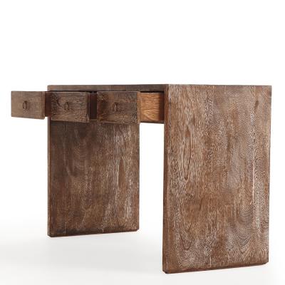 Contemporary Cerused Oak Console or Desk