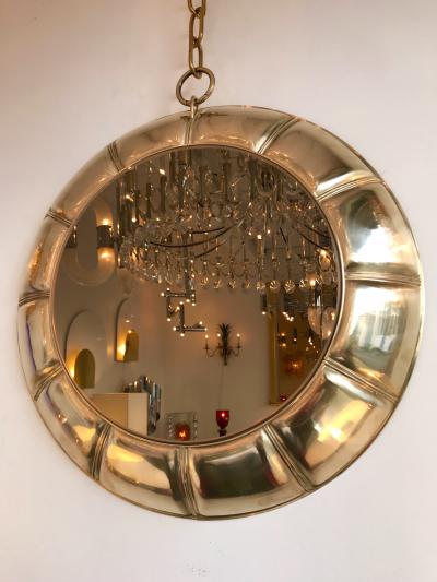 Contemporary Chain Brass Mirror Italy