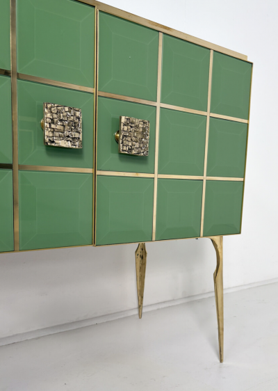 Contemporary Chest Wood and Glass