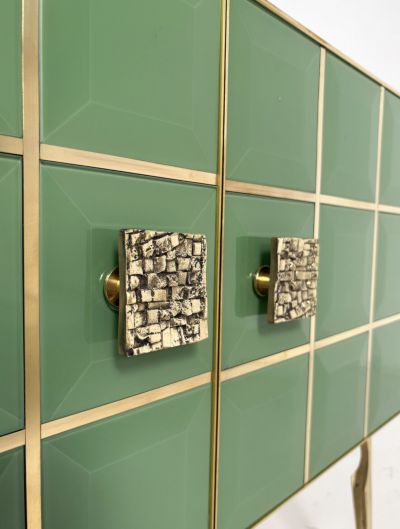 Contemporary Chest Wood and Glass