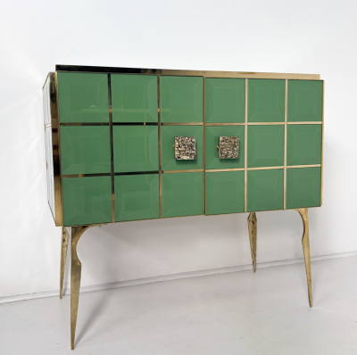 Contemporary Chest Wood and Glass