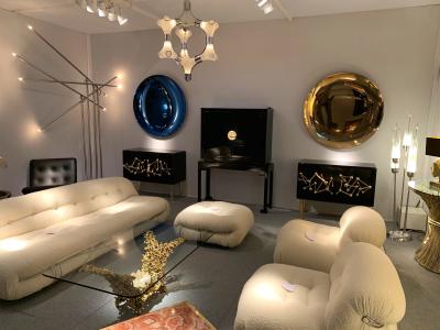 Contemporary Curve Convex Mirror Italy