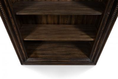 Contemporary Dark Brown Wooden Bookcases
