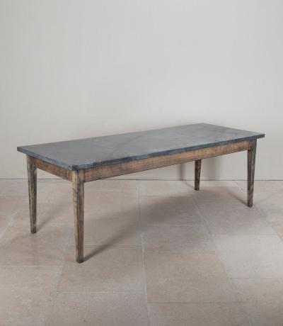 Contemporary English Zinc Top Table