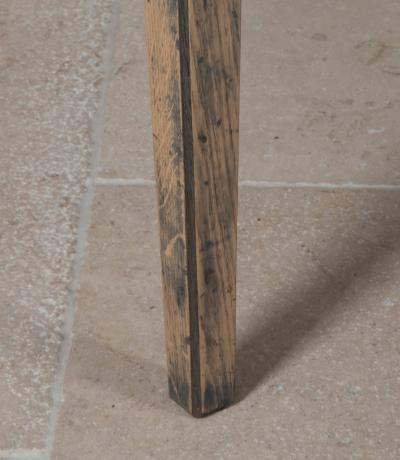 Contemporary English Zinc Top Table