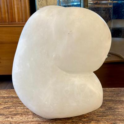Contemporary Figural Marble Bust Depicting Heart Shaped Face Signed Forma