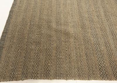 Contemporary Flat Weave Natural Fiber Rug