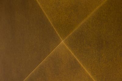 Contemporary Gilt Wood and Brass Faceted Front Sideboard