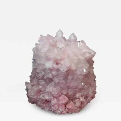 Contemporary Grand Scale Crystallized Vase in Pink by Isaac Mont Netherlands