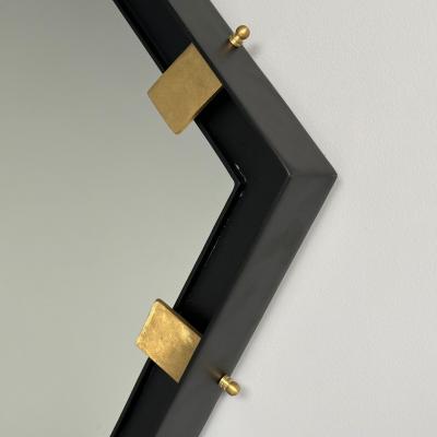 Contemporary Industrial Modern Angular Wall Mirrors Steel Brass 2020s