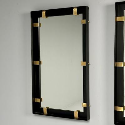 Contemporary Industrial Modern Rectangular Wall Mirrors Steel Brass 2020s
