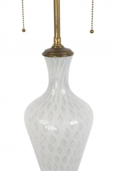 Contemporary Italian Murano Light Purple Glass Table Lamp