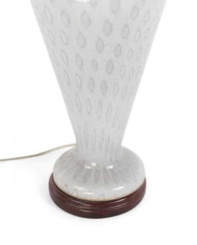 Contemporary Italian Murano Light Purple Glass Table Lamp