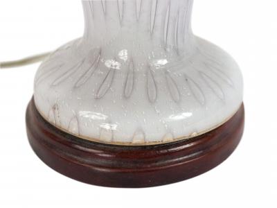 Contemporary Italian Murano Light Purple Glass Table Lamp