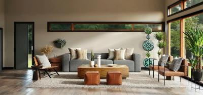 Contemporary Italian Round Green Blue Murano Glass Double Discs Totem Floor Lamp