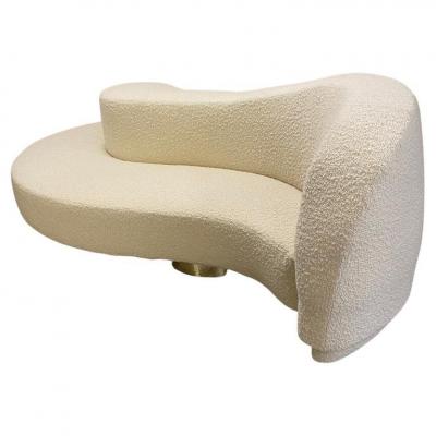 Contemporary Italian Wave Curved Borne Sofa