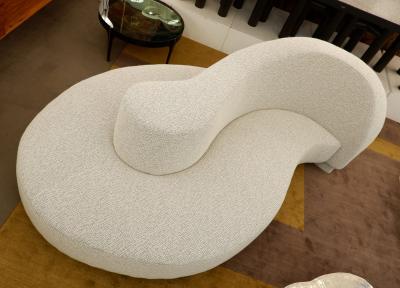 Contemporary Italian Wave Curved Borne Sofa