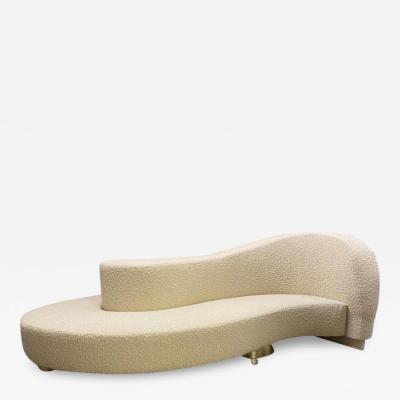 Contemporary Italian Wave Curved Borne Sofa