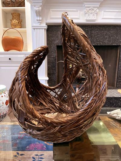 Contemporary Japanese Bamboo Art Sculpture Yamaguchi Ryuun