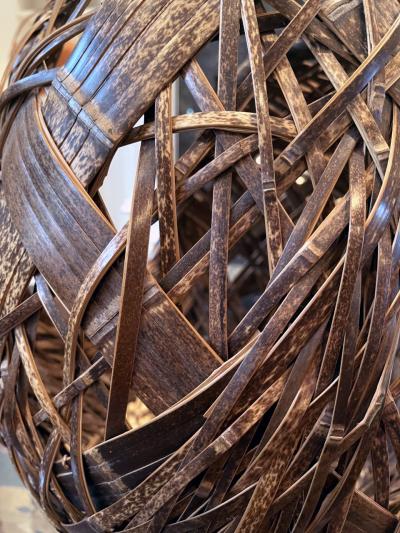 Contemporary Japanese Bamboo Art Sculpture Yamaguchi Ryuun