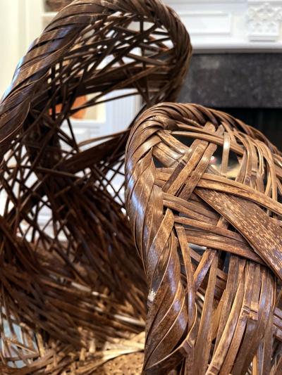 Contemporary Japanese Bamboo Art Sculpture Yamaguchi Ryuun