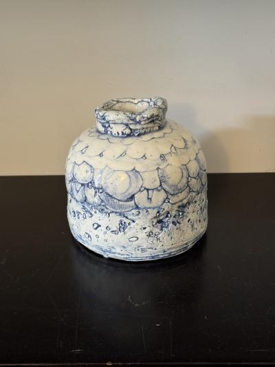 Contemporary Japanese Textured Jar