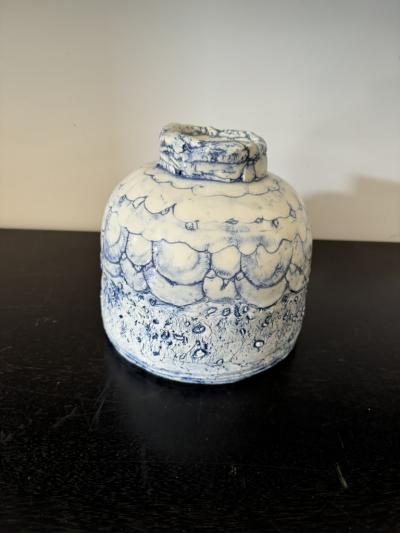 Contemporary Japanese Textured Jar