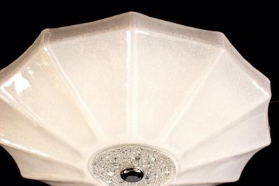 Contemporary Large Murano Glass Ceiling Light or Flush Mount