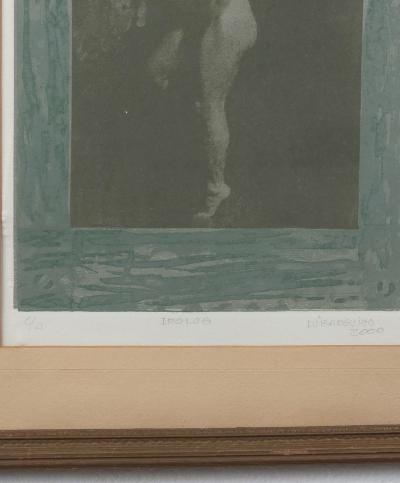 Contemporary Lithograph of Icarus circa 2000