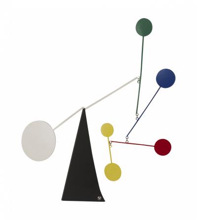 Contemporary Metal Elliptical Table Sculpture