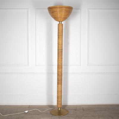 Contemporary Modern Bamboo Floor Lamp