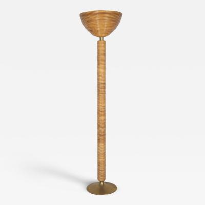 Contemporary Modern Bamboo Floor Lamp
