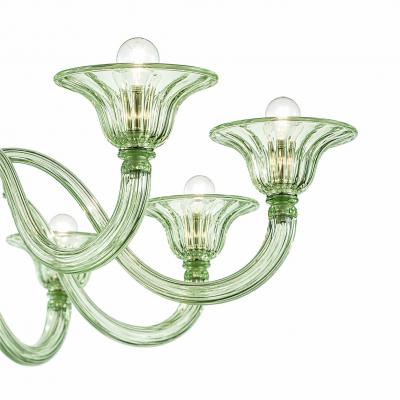 Contemporary Modern Elegant Rigadin Murano Glass Chandelier