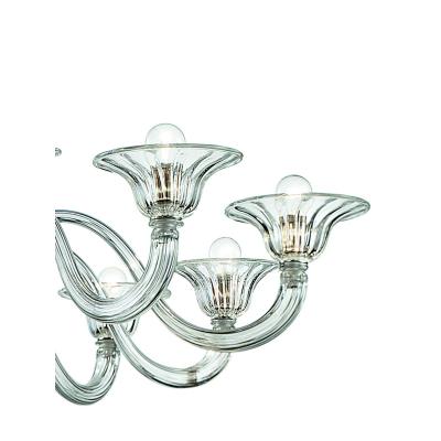 Contemporary Modern Elegant Rigadin Murano Glass Chandelier