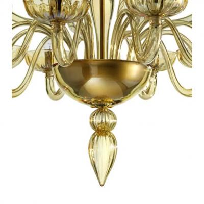 Contemporary Modern Huge Champagne Murano Glass Chandelier