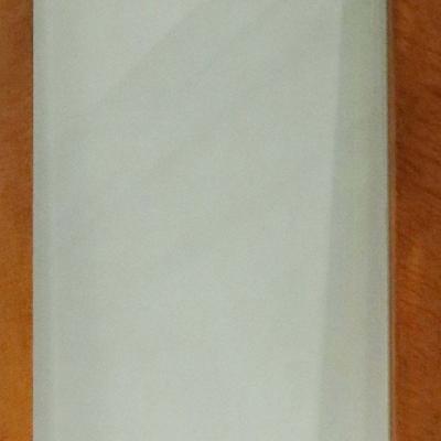 Contemporary Monumental Three Fold Maple and Glass Screen Room Divider