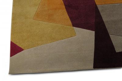 Contemporary Multi Colored Geometric Pattern Area Rug