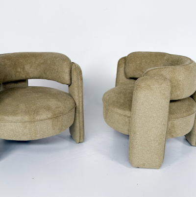 Contemporary Pair of Armchairs Italy