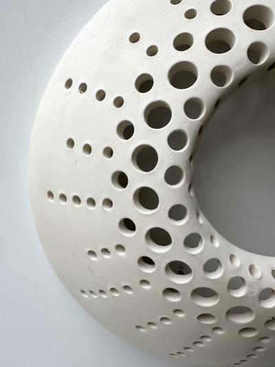 Contemporary Pair of Ceramic Sconces Italie