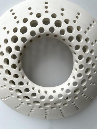 Contemporary Pair of Ceramic Sconces Italie