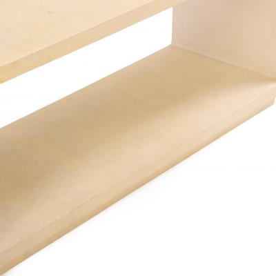 Contemporary Parchment Coffee Table or Bench