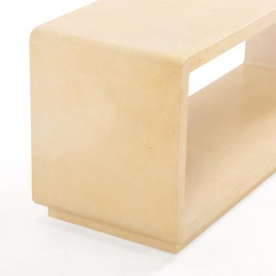 Contemporary Parchment Coffee Table or Bench