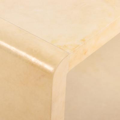 Contemporary Parchment Coffee Table or Bench