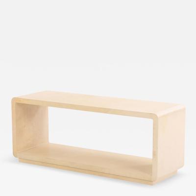 Contemporary Parchment Coffee Table or Bench