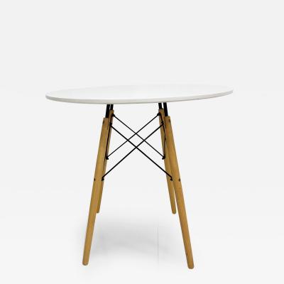 Contemporary Parisian Modern Eames Style Round Eiffel Dining Table